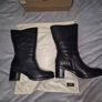 UGG Black Leather Boots Image 3