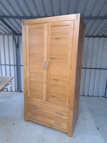 Solid wooden wardrobe