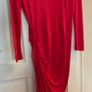 Stunning genuine designer Vivienne Westwood Anglomania red midi dress size small Image 6