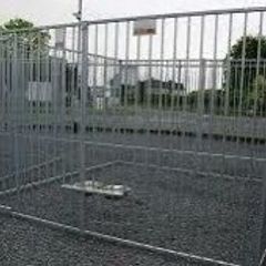 dog run and kennel