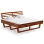 Bed Frame Solid Acacia Wood 180x200 cm Image 4