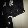 Monochrome Floral Wrap Dress. Image 6