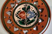 Hungarian Terracotta Wall Hanging Plate