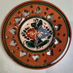 Hungarian Terracotta Wall Hanging Plate