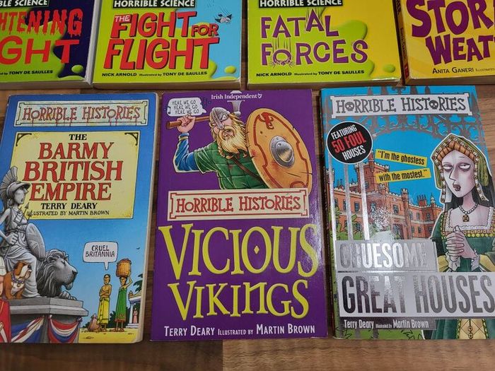 14 x Horrible Histories Books