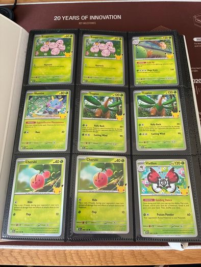 Pokemon 30th Celebrations Binder - Loaded with Cards