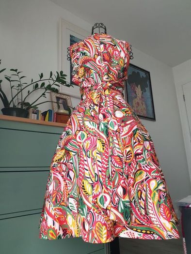 Hobbs Linen Dress Size Uk 16