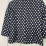 Arggido Blue and Cream Zip Front Dot Jacket - Size 40 (M) Image 3
