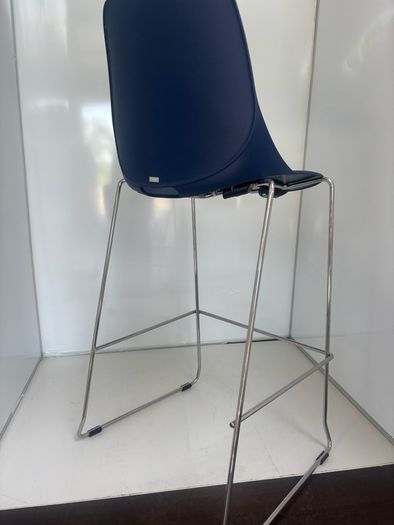 Blue office chair