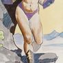 Original Watercolor Painting by Mike Hoffman "Space Angel Nomad" Image 3