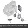 Original BMW LED module, daytime running lights, left (63117214939) Image 5