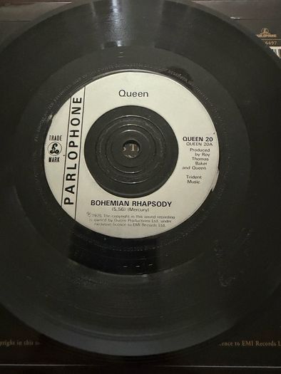 Queen Bohemian Rhapsody and These Are The Days Of Our Lives 1991 Original 7 inch Vinyl