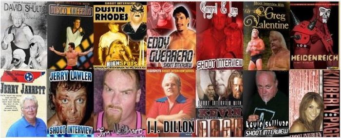 WWE WWF WCW ECW ROH TNA Wrestling Shoot Interview DVDs (All Brand New)