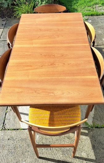 Mid Century Vintage G Plan Kofod Larsen Danish Range Dining Set