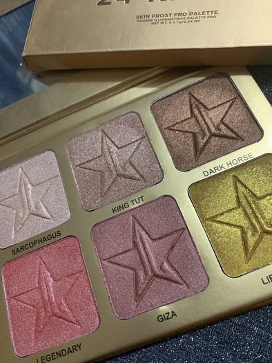 Jeffree Star 24 karat skin frost Pr highlighter palette genuine