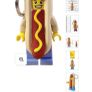 LEGO Keychain Flashlight Hot Dog Man new Image 5