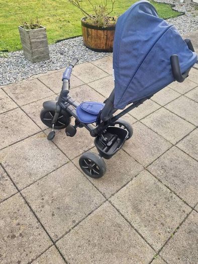 Q play folding trike navy