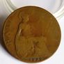 1920 Halfpenny George V bronze coin Image 2