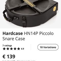 HardCase Piccolo Snare Case