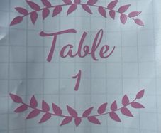 Wedding decals ( Adhesive )