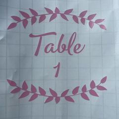 Wedding decals ( Adhesive )