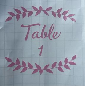 Wedding decals ( Adhesive )
