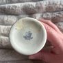 Vintage Belleek Ireland Georgian Shell Porcelain Vase (Gold Trim & Pink Accents) 1990s Image 2