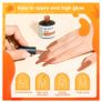 Brand New GELFAVOR Gel Nail Polish Set UV Nail Polish Brown Black Grey Image 5