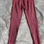 Pursue Fitness Burgundy Seamless Leggings M Image 2