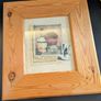 Pair Kitchen Prints Cappuccino Chianti Framed Coffee Wine Wall Art Image 6