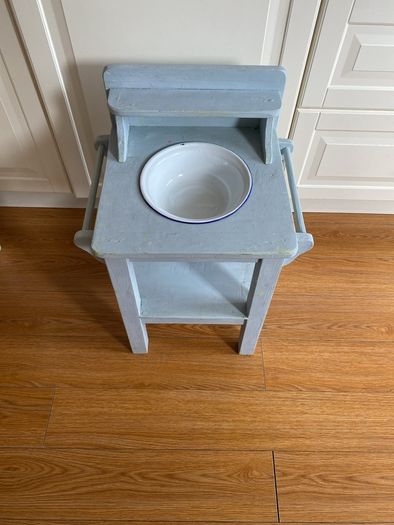 Antique small Wash stand Baby blue