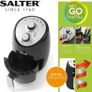 Compact 2L Hot Air Fryer, 1000W Fryer, Removable Frying Rack & 30 Minute Timer, Adjustable Temperature, Auto Shut Off, Cooks Using Hot Air Circulation, Black/Silver (FREE POSTAGE) Image 6