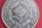 South Africa 1942 Uncirculated  6 pence Silver Coin