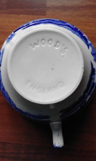 Vintage Woods Ware English Scenery cup and saucer