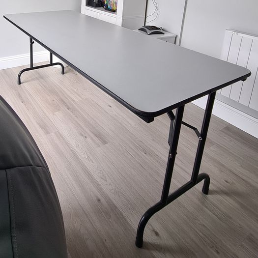 Wood/Laminate Table with Folding Legs