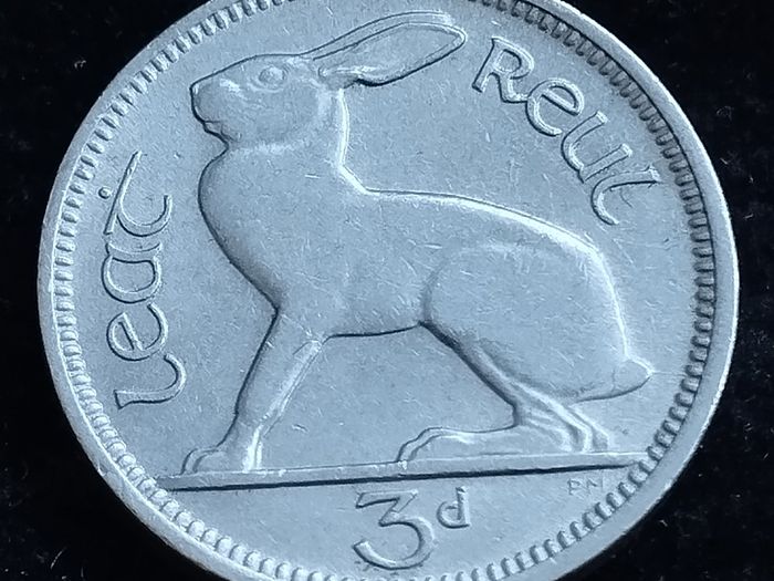 Ireland - 1946 - 3 Pence - Hare - KM.12a - [2721]