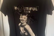 BNWT Monte Cervino Beautiful woman black top size L/XL UK 14 EU42 Postage included