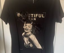 BNWT Monte Cervino Beautiful woman black top size L/XL UK 14 EU42 Postage included