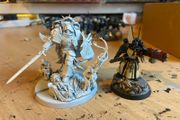 Warhammer 40k Dark Angels Lion El Jonson &amp; Azrael Proxy