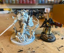 Warhammer 40k Dark Angels Lion El Jonson & Azrael Proxy