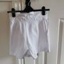White Zara high waisted shorts size XS Image 2