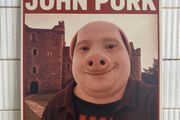 Free John Pork Tin Metal Sign