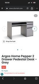 Sturdy desk with ample storage on sale