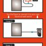 Asymmetrical LED Bathroom Mirror 50 X 50 cm Image 3