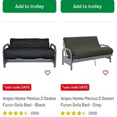 sofa bed / futon brand new boxed unused