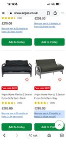 brand new futon boxed unused