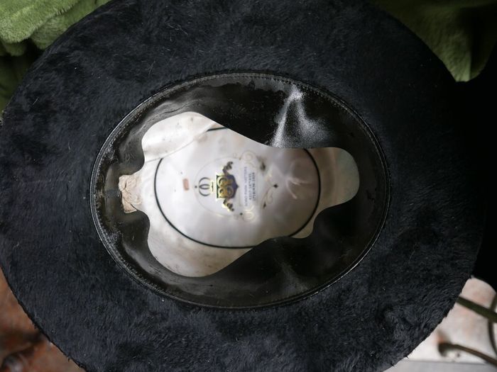 Antique Rabbit Fur Hasidic Chasidko Jewish Hat Boro Park Hatters , Original Box