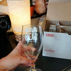 Set of six large glasses