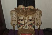 Large carved African Mask wall hanging