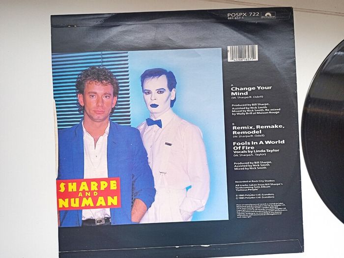 Change Your Mind Sharp/ Numan 12,,1985
